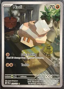 Nacli 220/193 - Illustration Rare Paldea Evolved Pokemon TCG 2023 - LP Card - Image 1