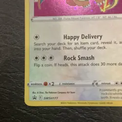 2021 Special Delivery Bidoof SWSH177 SWSH: Sword & Shield Promo Cards Holo - Image 5