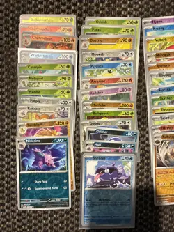 Pokemon 151, 113 Common/Uncommon, 17 Holos, 40 Reverse Holos. 170 cards in all. - Image 5