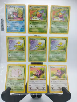 Pokemon WOTC TCG 1999 Non-holo Jungle Set 33 Cards Lot LP-MP - Image 1