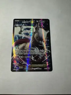 Pokemon Mewtwo EX XY125 Black Star Promo Full Art Holo Card - Image 1
