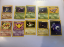 First Edition Team Rocket Pokemon TCG 10 Card Bundle NM/LP NO DUPLICATES - Image 1