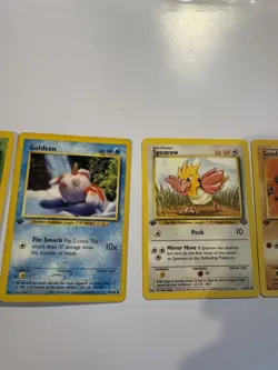 First Edition Pokemon TCG 5 Card Bundle NO DUPLICATES! Jungle/Rocket/Fossil/Neo - Image 4