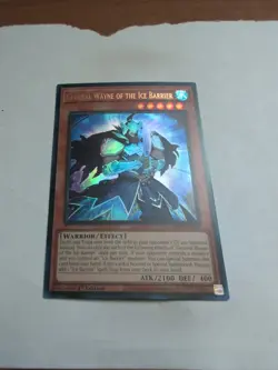 Yugioh General Wayne Of The Ice Barrier 1st Edition Holo BLTR -En023 - Image 1