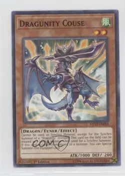 Dragunity Couse 1st Ed. YuGiOh Gold Sarcophagus Tin Mega Pack #MP19-EN088 0ob9 - Image 1