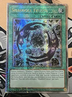 Yugioh Shaddoll Fusion RA04-EN231 Quarter Century Secret Rare QCR NM - Image 1
