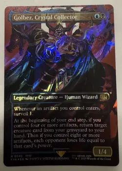 Golbez, Crystal Collector (Borderless) (Surge Foil) Final Fantasy Foil MTG - Image 1