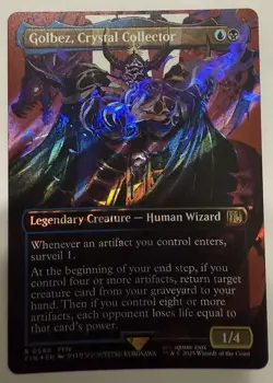 Golbez, Crystal Collector (Borderless) (Surge Foil) Final Fantasy Foil MTG - Image 2