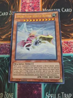 Yugioh Snow Plow Hustle Rustle DRL3-EN071 Ultra Rare 1st Edition Near Mint - Image 1