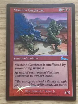 Viashino Cutthroat Foil Urza's Legacy - Near Mint - Image 1