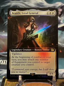 MTG | Beatrix, Loyal General (Extended Art) [FINAL FANTASY] ✨FOIL✨ - Image 1