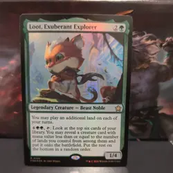 Magic the Gathering - Loot, Exuberant Explorer - Foundations - Foil - MTG - Image 1
