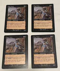 4x Bog Witch - Mercadian Masques - MTG - Magic the Gathering - LP/NM - Image 1