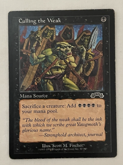 1x Culling the Weak Exodus MTG Magic the Gathering MP - Image 1