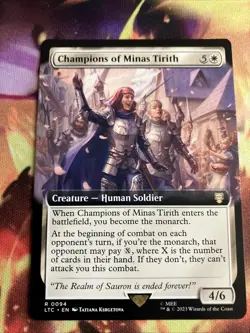 Champions of Minas Tirith 0094 Extended Art MTG LOTR Magic Lord of the Rings - Image 1