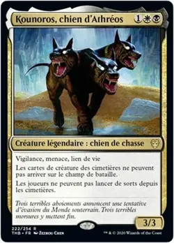 MTG Magic THB - Kunoros, Hound of Athreos/Kounoros, chien d'Athreos, French/VF - Image 1