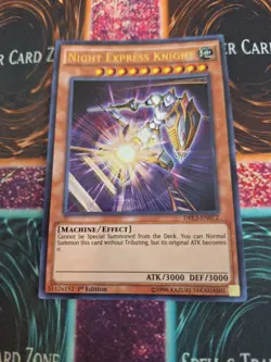 Yugioh Night Express Knight DRL3-EN072 Ultra Rare 1st Edition Near Mint - Image 1