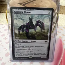 MTG Roaming Throne Rare LCI 0258 English Artifact Creature - Image 1