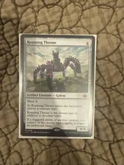 MTG Roaming Throne Rare LCI 0258 English Artifact Creature - Image 1