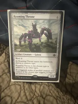 MTG Roaming Throne Rare LCI 0258 English Artifact Creature - Image 2