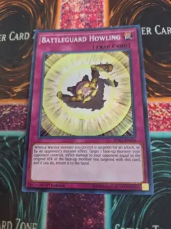 Yugioh Battleguard Howling SPWA-EN056 Super Rare 1st Edition Near Mint - Image 1