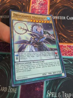 Yugioh Dragonpit Magician PEVO-EN014 Super Rare 1st Edition Near Mint - Image 2