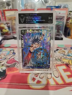 Ultimate Form Son Goku P-059 PR Gold Stamp Foil Dragon Ball Super Card TCG 9.5 - Image 1