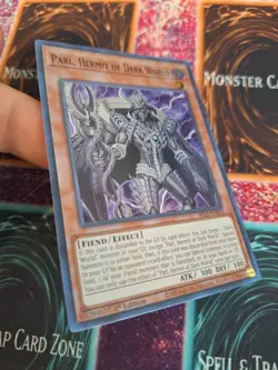 Yugioh Parl, Hermit of Dark World SR13-EN003 Super Rare 1st Edition Near Mint - Image 2