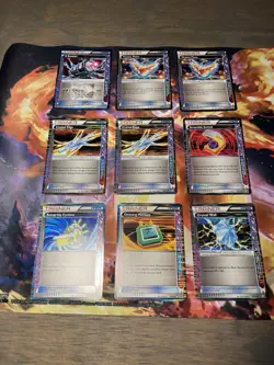 Pokemon Black And White Ace Spec Card Lot Of 9 G Booster Victory Piece - Image 1