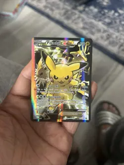 Pokemon TCG Pikachu EX XY124 Black Star Promo Card 2016 - Image 3