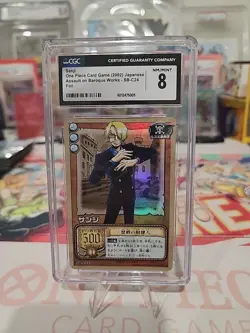 one piece SANJI carddass hyper battle Holo Foil anime card SB-C24 CGC 8 - Image 1