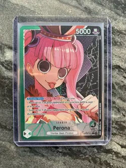 One Piece Card Game CCG TCG Perona OP06 Alt Art Leader - English - Image 1