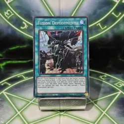 MP21-EN081 Fusion Deployment Prismatic Secret Rare 1st Edition YuGiOh Card - Image 1