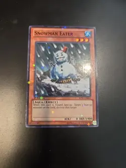 YuGiOh Snowman Eater Starfoil Rare 1st Edition BP01-EN064 - Image 1