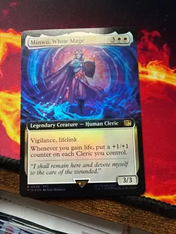 Minwu, White Mage (Extended Art) Final Fantasy Foil - Image 1