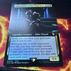 Emet-Selch of the Third Seat- Extended Art FOIL - Final Fantasy #170 Rare, NM - Image 1