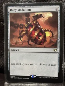 Ruby Medallion | CMM Commander Masters 0405 | Rare NM | MTG - Image 1