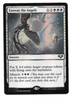 ENTREAT THE ANGELS FOIL From The Vault ANGELS MTG NM Ingles FTV Magic - Image 1