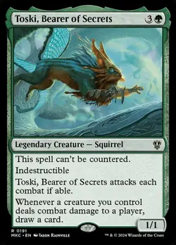 NM Toski, Bearer of Secrets, Murders at Karlov Manor, Magic the Gathering, 191 - Image 1