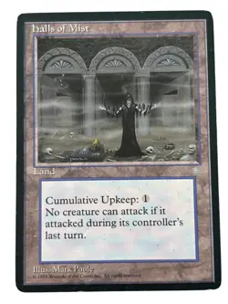 MTG Halls of Mist Ice Age Moderate Play MP Regular Vintage Old School Magic - Image 1