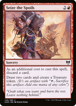 SEIZE THE SPOILS X 4 N/M- KALDHEIM MAGIC THE GATHERING - Image 1