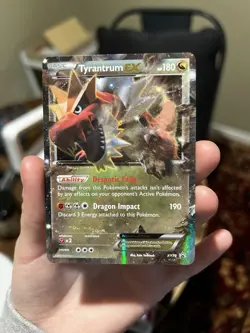 Pokemon TCG - Tyrantrum EX XY Black Star Promos Holo Ultra Rare Card XY70 - Image 1