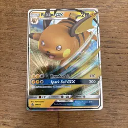 Pokemon TCG Raichu GX Sun Moon SM213 Holo Promo Promo - Image 1