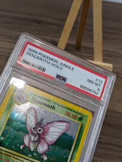 Venomoth Holo PSA 8 Jungle 13/64 1999 Graded Pokemon Trading Card TCG WOTC - Image 3