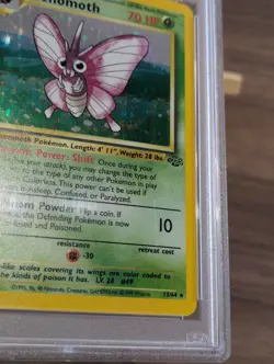 Venomoth Holo PSA 8 Jungle 13/64 1999 Graded Pokemon Trading Card TCG WOTC - Image 4