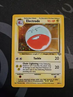 Pokemon TCG Electrode Jungle 2/64 Holo Unlimited Holo Rare NM - Image 1