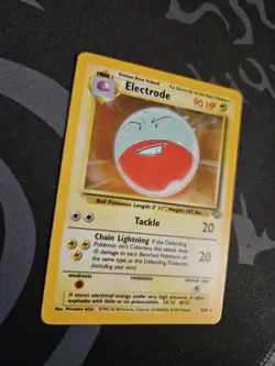 Pokemon TCG Electrode Jungle 2/64 Holo Unlimited Holo Rare NM - Image 2