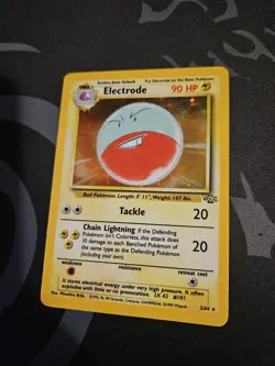 Pokemon TCG Electrode Jungle 2/64 Holo Unlimited Holo Rare NM - Image 3