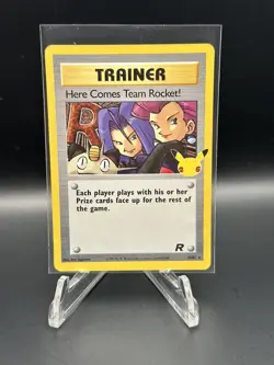Pokemon TCG Here Comes Team Rocket! Celebrations: Classic Collection 15/82 Holo - Image 1