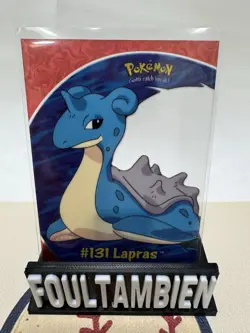 Lapras Topps Pokemon TV Animation Edition Series 3 Clear #PC10 2000 - Image 1